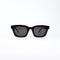 Black Acetate Sunglasses with Dark Gray Lenses