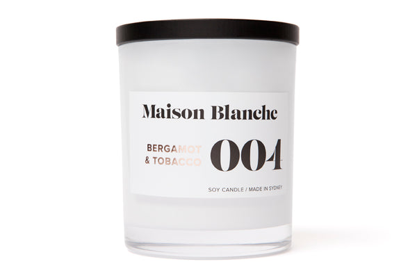 004 Bergamot & Tobacco Candle