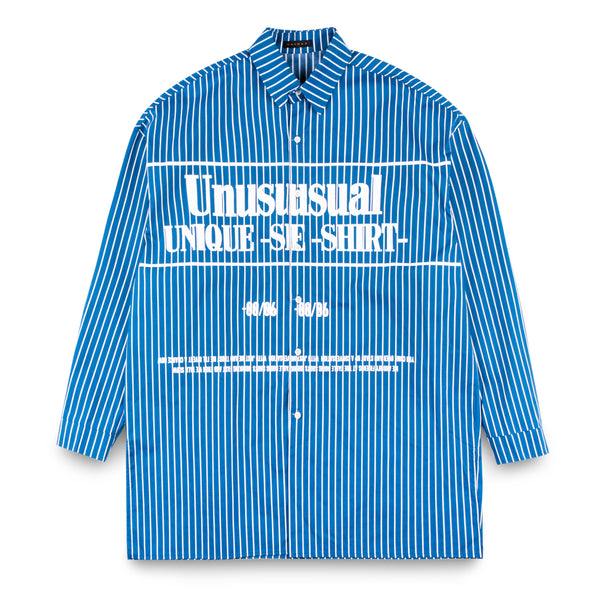MADMAD Navy Long Shirt with Words