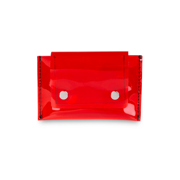 Geono PVC Card Holder, Red