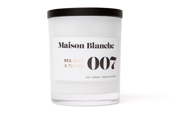 007 Sea Salt & Thyme Candle
