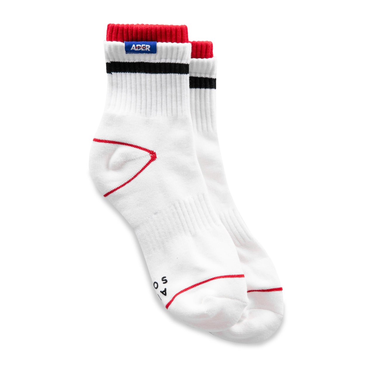 Adererror Clip Socks - White