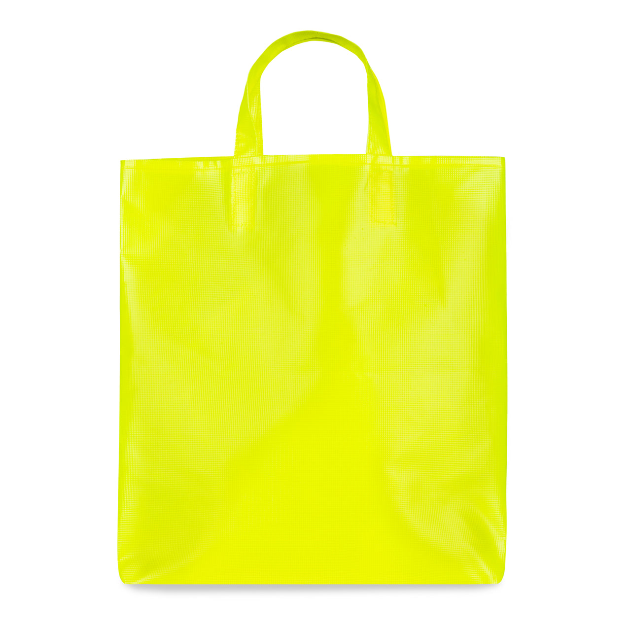 Chalk PVC Tote Bag - Neon Yellow